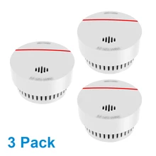 CPVan, 3 шт./лот, пожарный детектор, 10 лет, батарея, сертификат CE, EN14604, пожарная сигнализация, Беспроводной детектор дыма, датчик, детектор дыма и газа