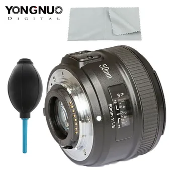 

YONGNUO YN50mm F1.8 Lens For Nikon D800 D300 D700 D3200 D3300 D5100 DSLR Camera Lens For Canon EOS 60D 70D 5D2 5D3 600D Original