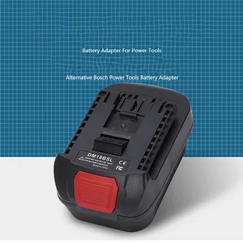 

Durable Battery Convert Adapter for Milwaukee 18V M18 Dewalt 20V Li-ion Battery to BOSHI 18V Power Tool Battery