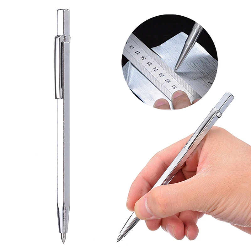 

Solid Tungsten Carbide Tip Scriber Pen for Diamond Metal Glass Concrete Jewelry Engraving Marking Scribing Carving Hand Tools