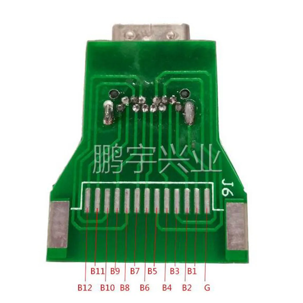 5 шт. USB3.1 тестовая розетка type-c кабель для передачи данных тестовая плата