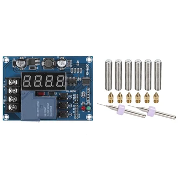 

1 Pcs Xh-M600 Charger Control Module & 14Pcs 0.4Mm Nozzle Extruder Print Heads+1.75Mm Throat Tube+Cleaning Drill Bits