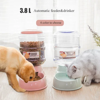 

Pets Water Dispenser Automatic Feeders for Cats and Dogs Food Bowl Cats Products for Plastic Water Fountain Pet Supplies