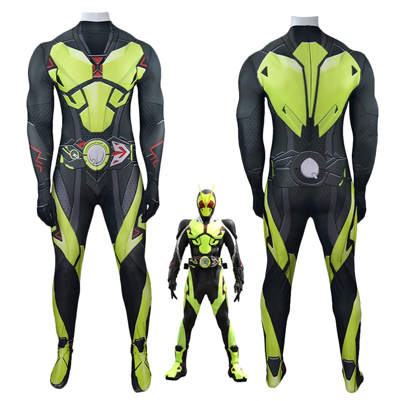 

Japan Anime Kamen Rider Zero-One Cosplay Costume Zentai Bodysuit Masked Rider Rising Hopper Unisex Halloween Spandex Jumpsuits