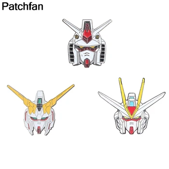 

20pcs/lot A4016 Patchfan Cartoon Fashion Funny Rabot Charm Pins Kids Man Brooches Clothes Accessory Jewelry Badges