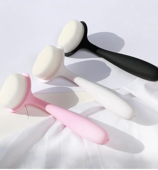 

1 PC New Manual Face Washing Brush Long Handle Face Cleaning Brush Deep Massage Face Washing Brush CC172