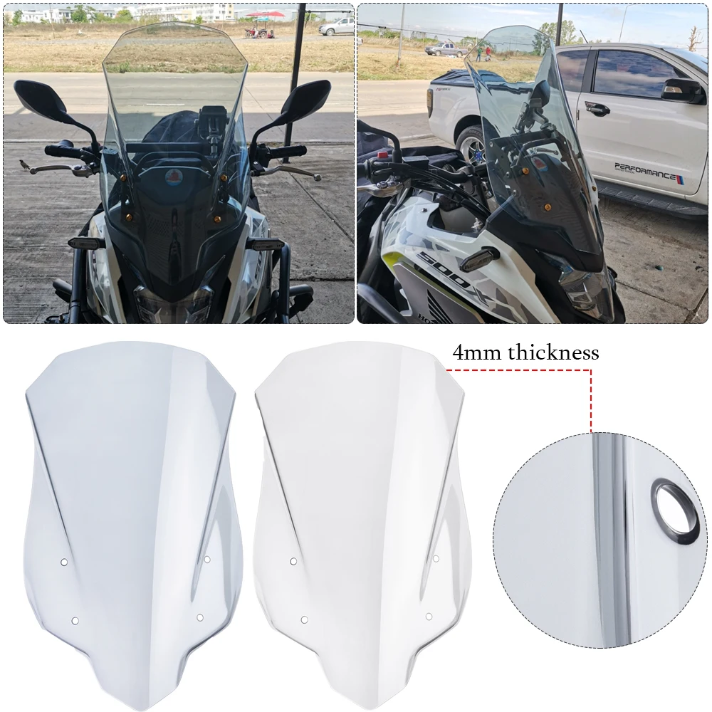 Ветрозащитный экран на лобовое стекло для Honda CB500X CB 500X 2016-2021 2020 2019 2018 аксессуары