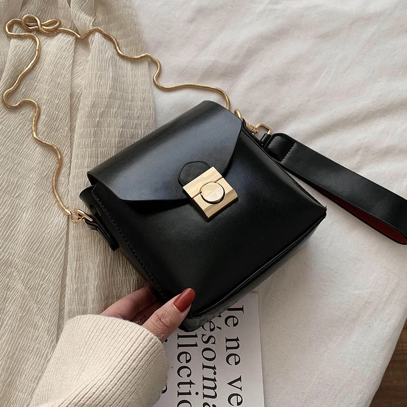 

Fashion Simple Small Square Bag Women's Designer Handbag 2019 High-quality PU Leather gg bag Mobile Phone Shoulder bags paris