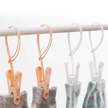 

Mixed Color Plastic Clothes Pegs Storage Clip Portable Home Hangers For Clothes Hanger Drying Rack Towel Clothes Pins New