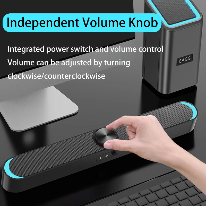 Проводная комбинированная колонка Беспроводная Bluetooth с микрофоном мощная