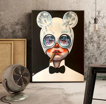 

Free Shipping handmade Post modern art on canvas oil painting Wall art pictures painted for bedroom Home Decor