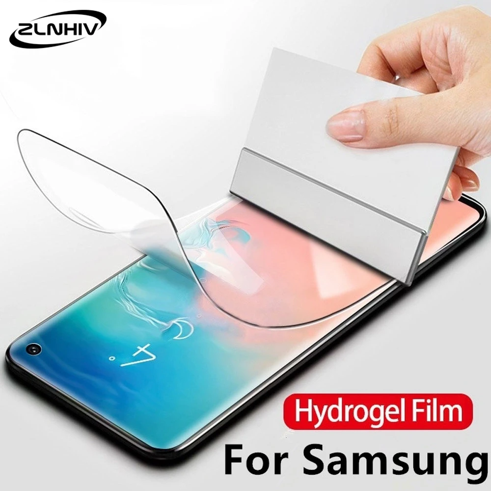 Защитная пленка zlnвич для samsung galaxy s8 s9 s10 plus s7 edge Гидрогелевая защиты экрана