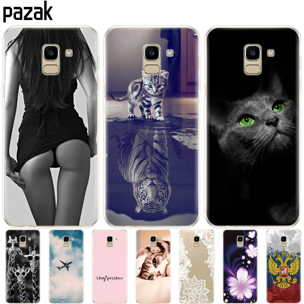 

case FOR Coque Samsung Galaxy J6 2018 Case Cover EU J600 J600F SM-J600F Soft Silicone Phone Back sFor Samsung J6 2018 Case