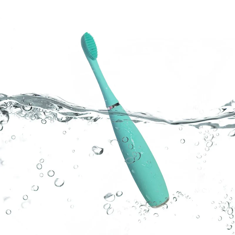 Children's silicone electric toothbrush 7 level waterproof ultrasonic charging automatic electric toothbrush SU150
