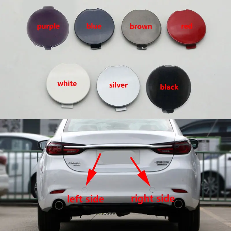 Авто задний бампер Буксировочный Крюк Крышка для Mazda 6 Atenza 2020 2021 седан тяговой