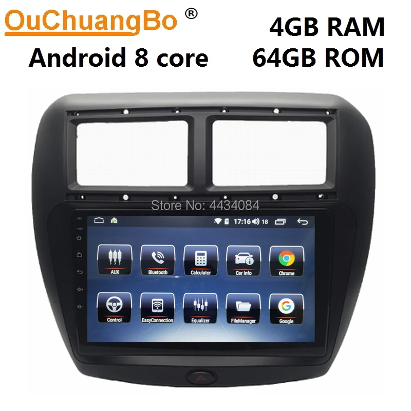 Ouchuangbo 9 дюймов ips экран автомобиля стерео Мультимедиа Авто gps для FAW V5 Поддержка 8 ядер DSP carplay 1080P android 9,0 OS