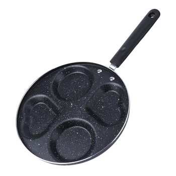 

Four-Hole Frying Pan Non-Stick Egg Cooking Pan Kitchen Cookware Breakfast Maker Function Flat Bottom Porous Frying Non-Stick Pan