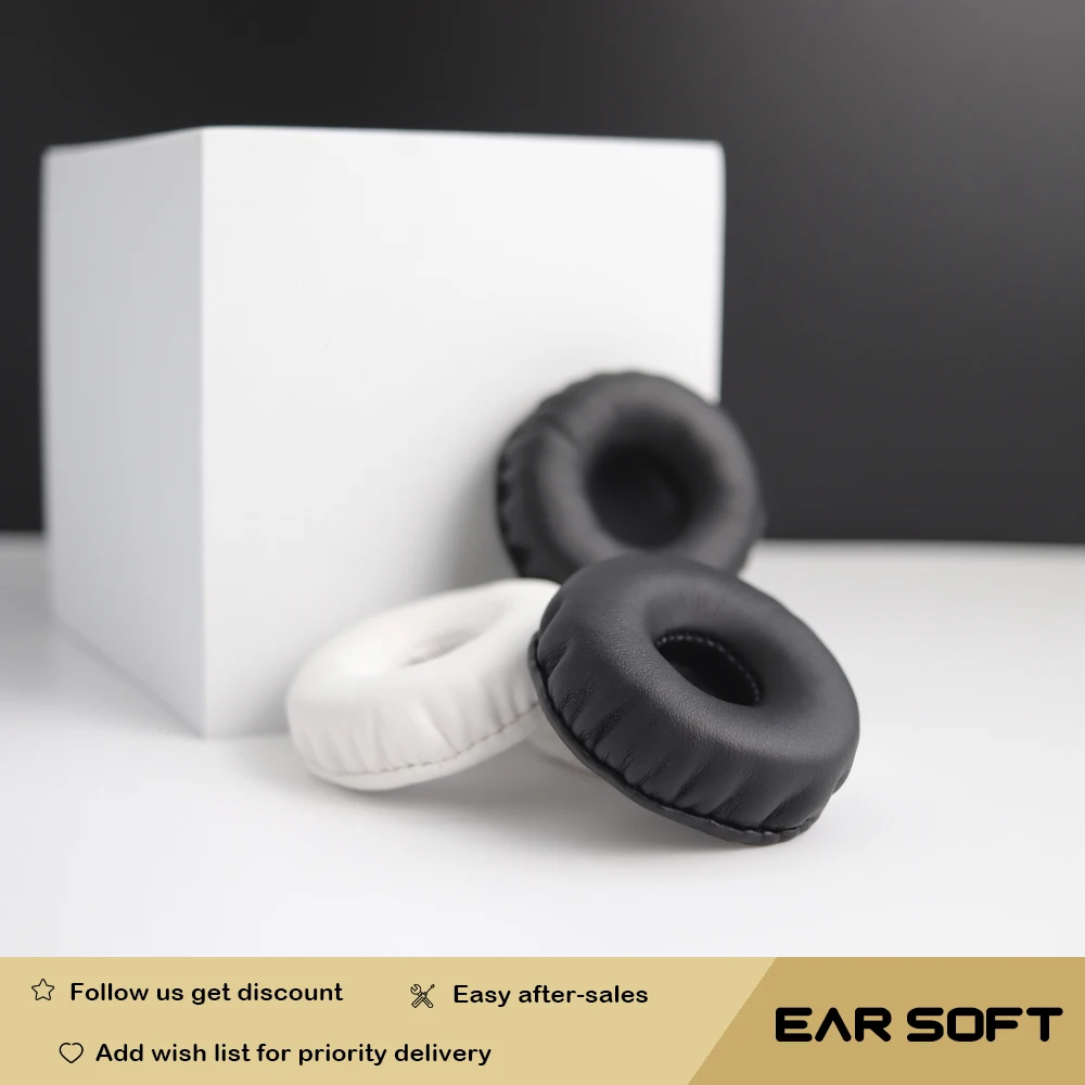 Earsoft Replacement Ear Pads Cushions for ATH-VM55 ATH-PC35 Headphones Earphones Earmuff Case Sleeve Accessories earsoft replacement ear pads cushions for ath msr7se headphones earphones earmuff case sleeve accessories