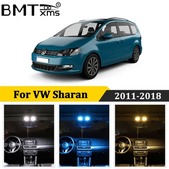 

BMTxms 21Pcs Car LED Interior Map Dome Door Footwell Light Kit Canbus For Volkswagen VW Sharan 7N 2011-2018 Auto Accessories
