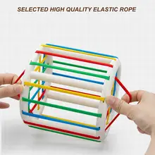 

1 Set Cube Toy Exquisite Plastic Geometry Recognition Kids Cube Training Educational Toy Toy for Birthday Gift