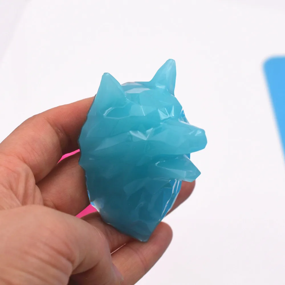 1 шт. силиконовая форма 3D животное волк Лев шимпанзе ремесла ручной работы DIY ювелирных изделий эпоксидной смолы формы