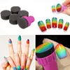 5pcs Nail Art Sponge Stamp Polish Template Transfer Tips Nail Art Gradient Brushes Pen Gel Glitter Powder Picking Manicure Tool 2