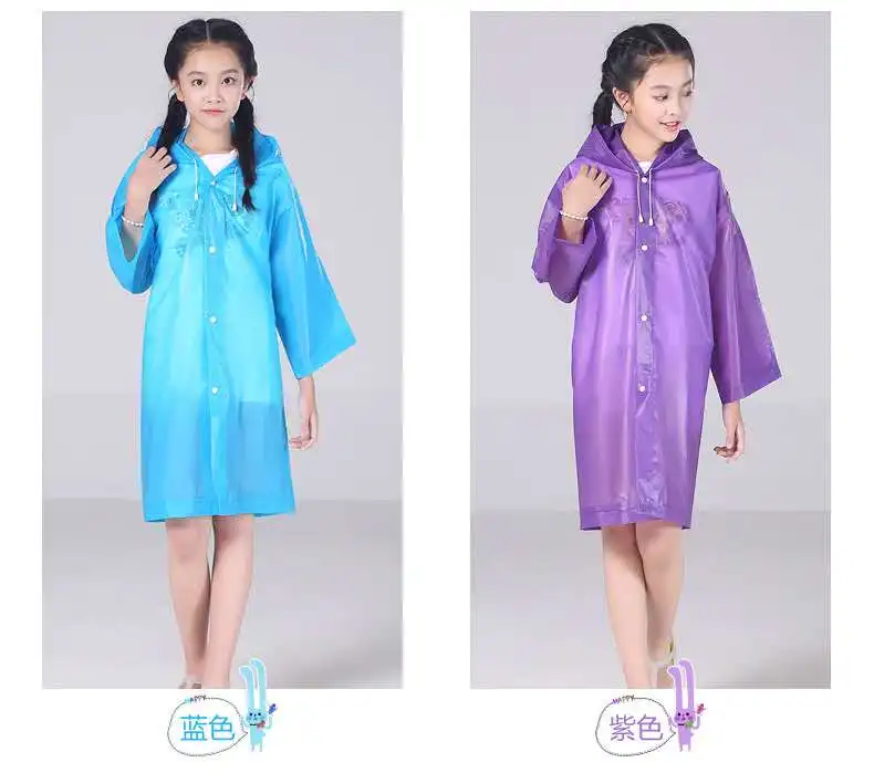 1 Item Cute Dinosaur Polyester Baby Raincoat Outdoor Waterproof Rain Coat Children Impermeable Poncho Boy Girl Rain Jacket Gift