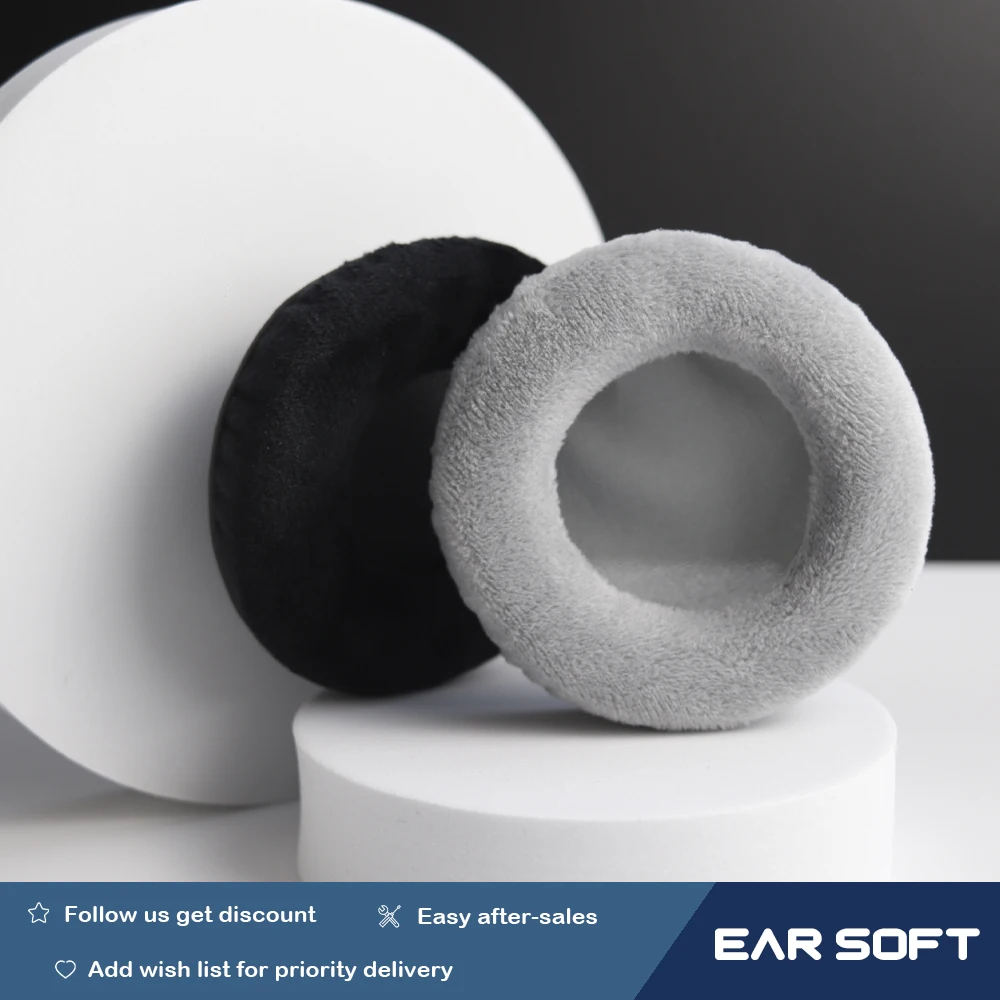 

Earsoft Replacement Cushions for Behringer HPX2000 Headphones Cushion Velvet Ear Pads Headset Cover Earmuff Sleeve