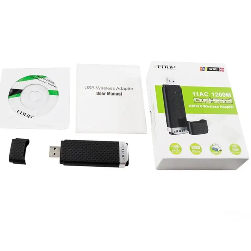USB 3,0 1200 Мбит/с беспроводной USB Wifi адаптер двухдиапазонный 5 ГГц 2,4 ГГц 802.11AC RTL8812BU Wifi ключ сетевая карта для ноутбука Настольный