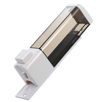 

180ml Wall-mounted Single Bottle Manual Soap Dispenser Washing Liquid Shampoo Shower Gel Box Soap Dispenser & Holder
