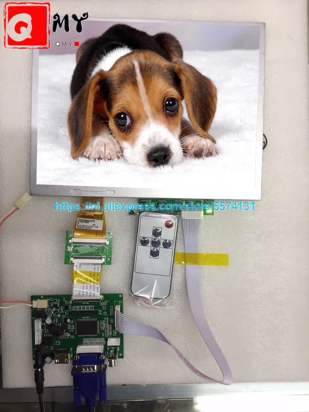 

10.4 inch 800*600 60 pins 4:3 display monitor A104SN03 V.1 V1 LCD Controller driver board HDMI VGA 2AV module voor Raspberry Pi