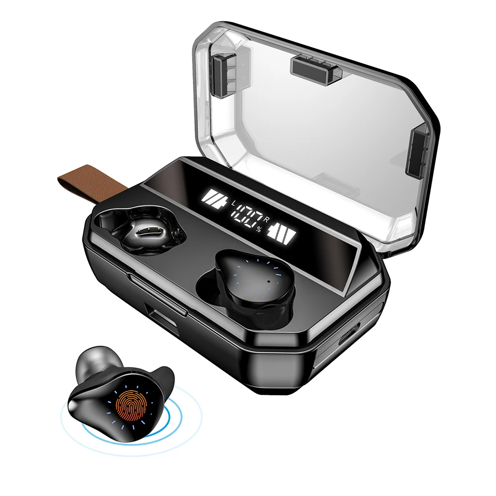 Ottwn X12 TWS Bluetooth 5,0 гарнитура Hi-Fi стерео 8000 мАч светодиодный дисплей Водонепроницаемая гарнитура беспроводные гарнитуры с микрофоном One Key Touch