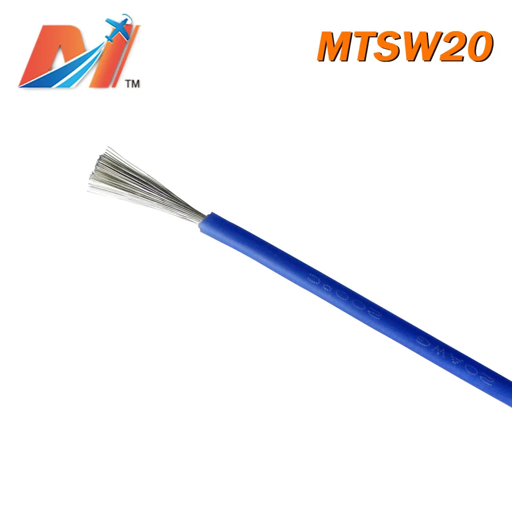 

Maytech Clearance Sale (1meter) power silicon wire AWG20 BLUE COLOR