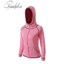 Топы Спортивные для женщин дышащая рубашка для йоги тонкая рубашка с длинными рукавами Женское пальто для фитнеса Беговые Спортивные топы для йоги