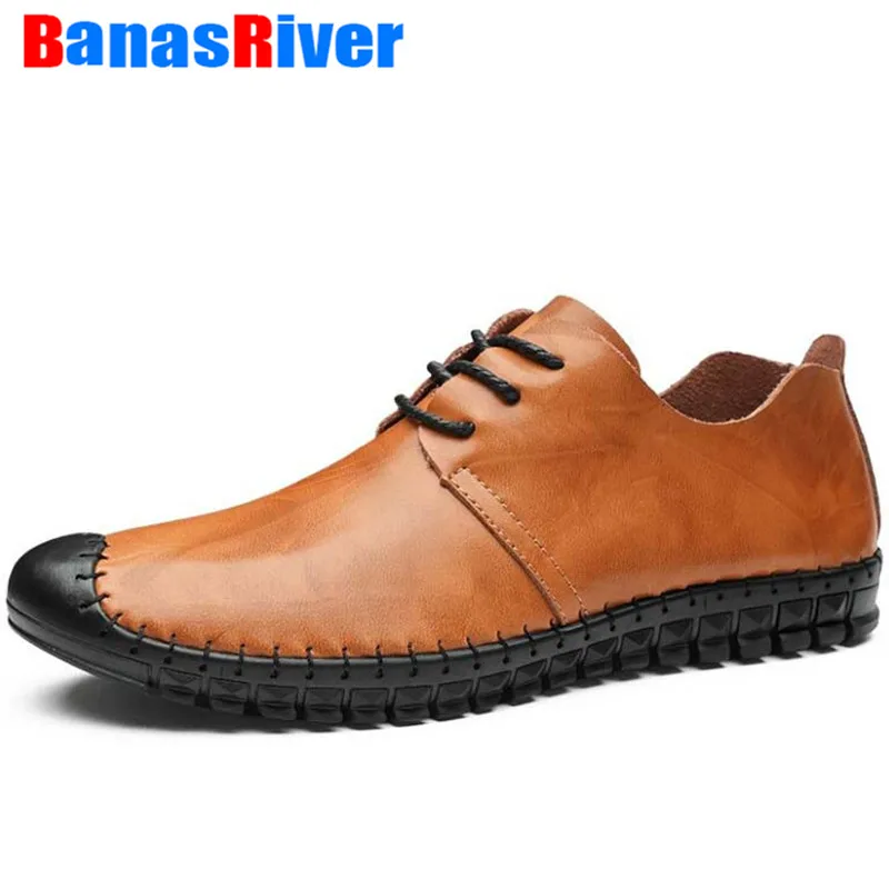 

Spring Cowhide Men Casual Shoes Male Fashion Loafers Driving Soft Moccasins Flats Slip on Masculino Sneakers Zapatillas Hombre