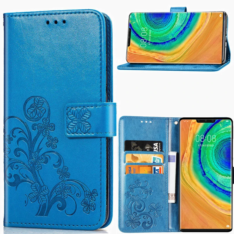 Кожаный чехол кошелек с откидной крышкой для Huawei P20 P30 Mate 20 30 Pro lite Y5 Y6 Y7 Y9 P Smart Z Plus 2019