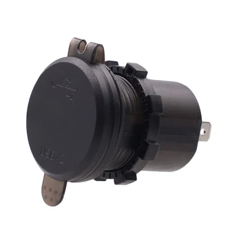 

Dual USB Charger Socket Power Outlet w/ Digital Voltmeter 12-24V for Car