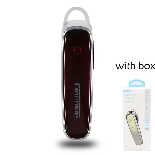 Fineblue FX-1, Bluetooth 4,0, беспроводная гарнитура с микрофоном, стерео, спортивные, свободные руки, музыкальные наушники для телефонов IOS, Android - Цвет: Red with box