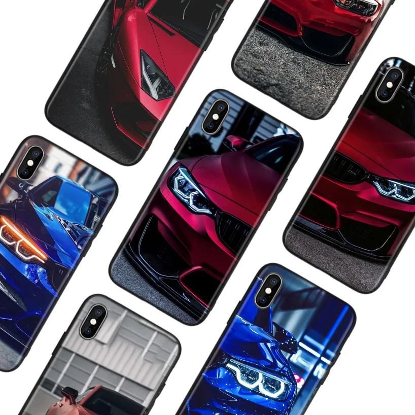 Синий красный для Bmw черный чехол для телефона Apple IPhone 11 Pro XS MAX XR 7 8 6 6S Plus X 10 Ten 5 5S SE Coque Shell