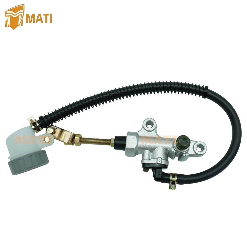 Mati Rear Foot Brake Master Cylinder Brake Pump for Yamaha Raptor 350 YFM350 YFM350 2004-2013 Replacement 5YT-2583V-00-00