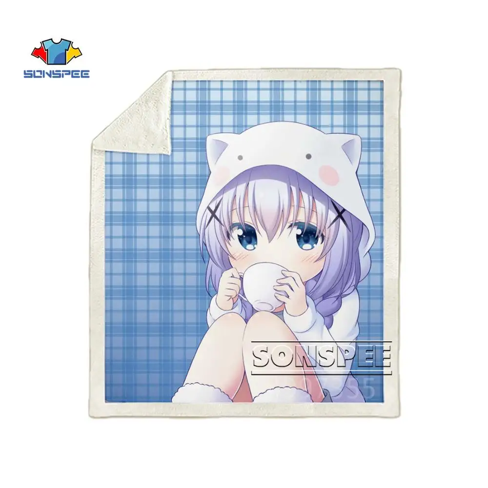 11 SONSPEE Кролик дом аниме harajuku для детей и взрослых 3d принт одеяло Теплый диван одеяло покрывало путешествия постельные принадлежности магазин при фабрике B133 - Цвет: 11