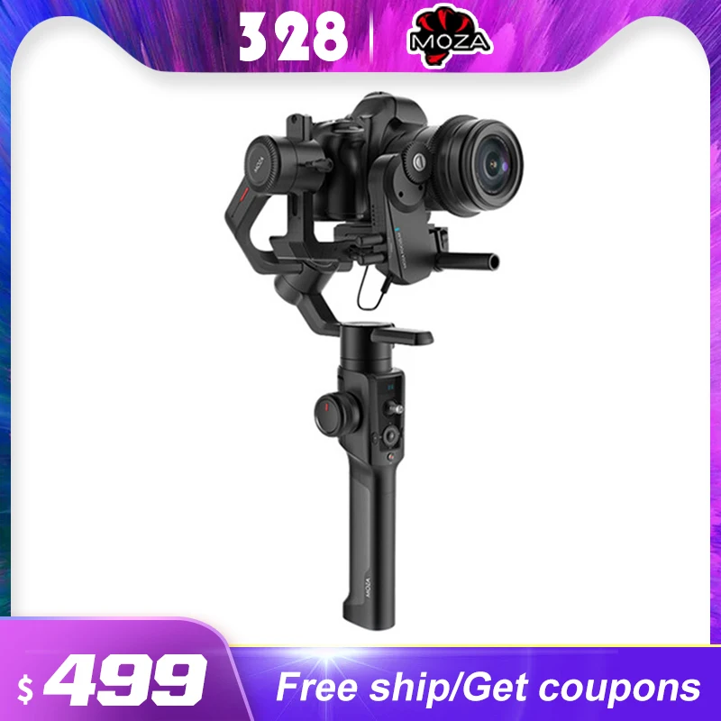 Ручной Стабилизатор Moza Air 2, 3-осевой Стабилизатор камеры для DSLR Canon 5D2/3/4, сервопривод, Follow Focus AIR2 pk Crane 3
