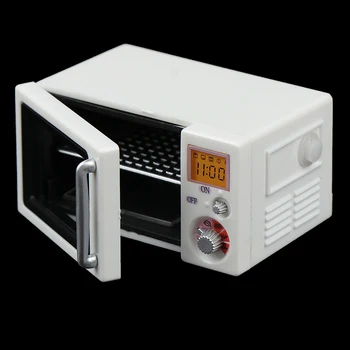

New 1/12 Kitchenware Cookware Set Miniature Home Kitchen Accessory Model(Microwave oven) 2020