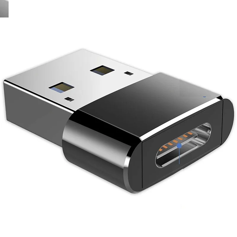 Usb 3,0 Otg type C кабель адаптер Usb C штекер для Otg зарядное устройство конвертер данных для samsung S9 Xiaomi Redmi Note 8 7 Macbook Usb-c Otg - Цвет: 1pack black