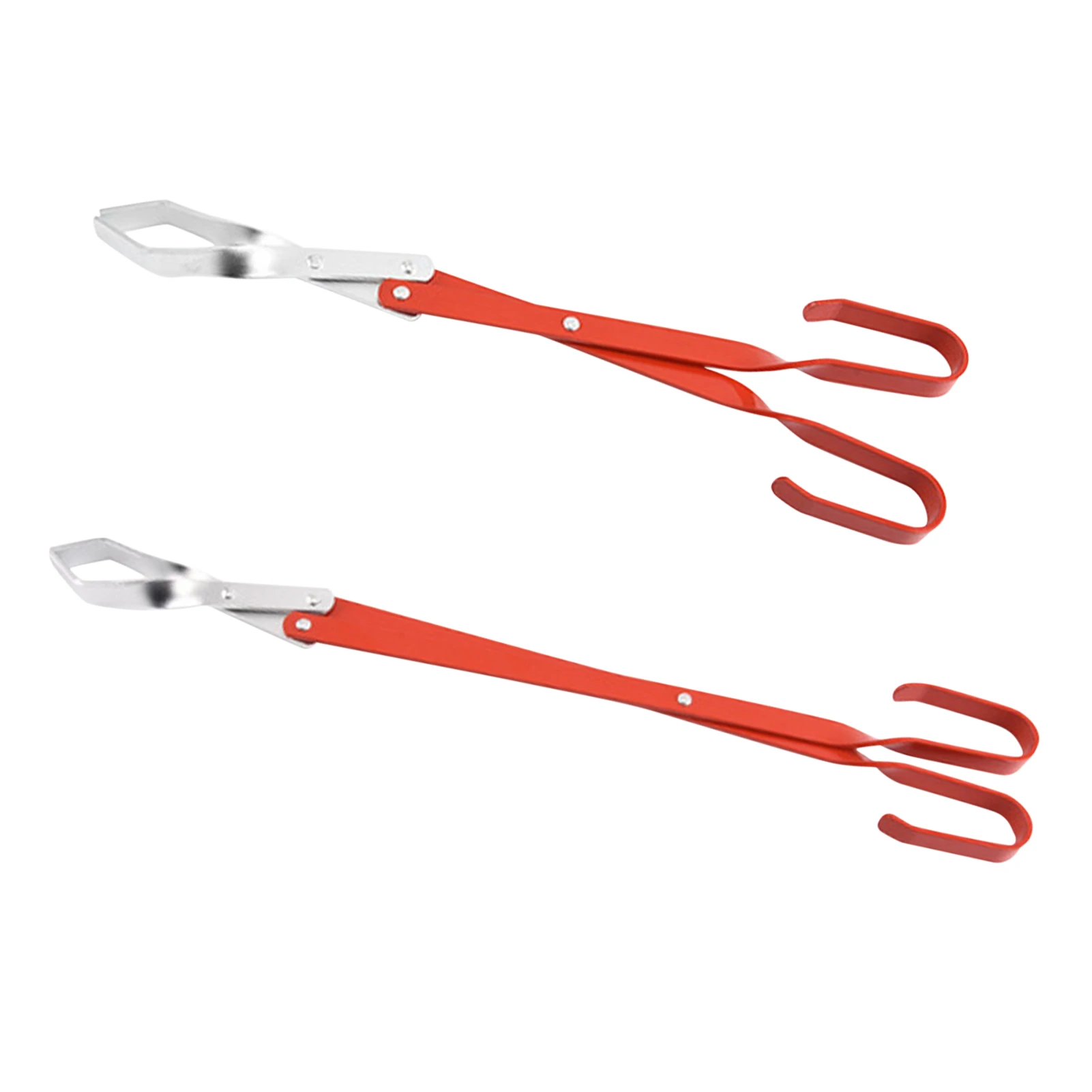 Outdoor Barbecue Carbon Tongs Aluminum Garbage Tongs Camping Tool Durable Charcoal Tongs Safety BBQ Food Tool Two Size Liberal|Outdoor Stoves| - AliExpress