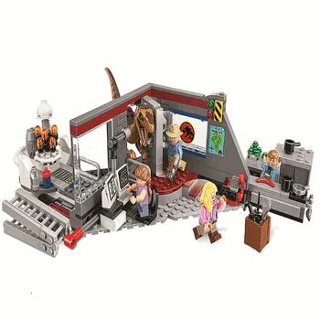 

10924 378pcs Compatible Lepining Jurassic World 2 Velociraptor Chase Dinosaur Building Block Brick Toys For Children