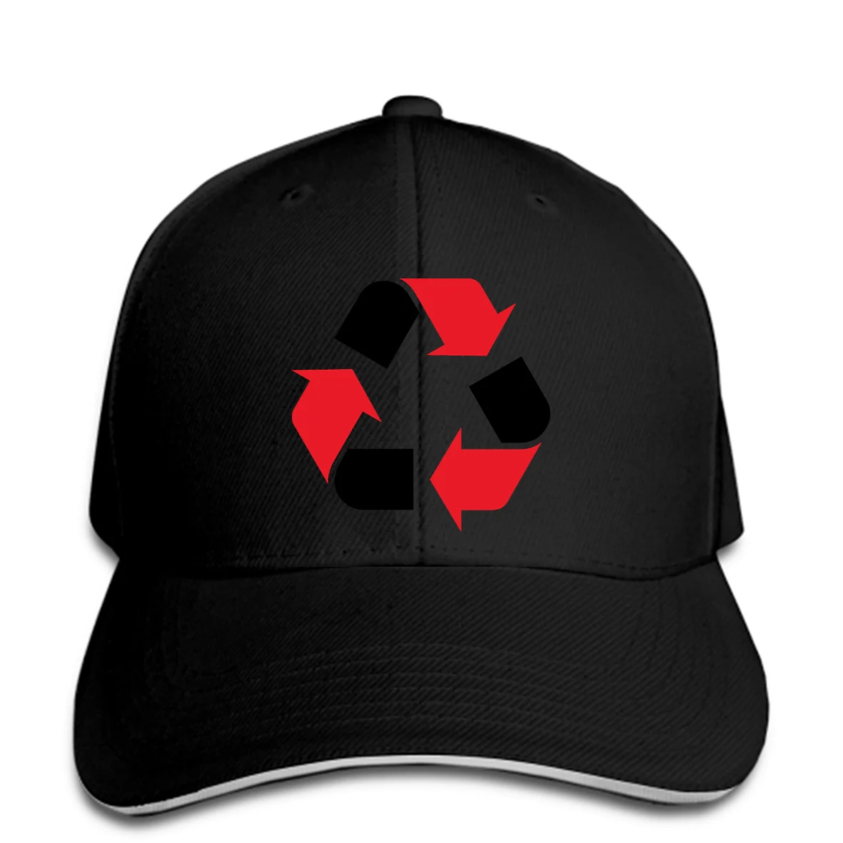 Мужская бейсбольная Кепка сервис s Valet мусор сервис Троянские отходы решения рециркулировать логотип черная и белая бейсболка женская шляпа