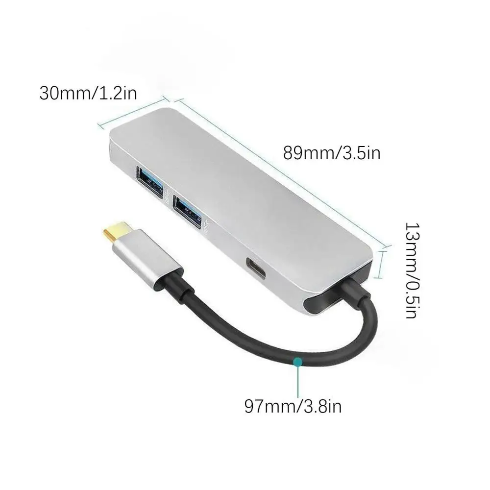 4K Тип C к HDMI Av ТВ кабель адаптер портативный тип C к HDMI кабель адаптер бытовой Тип C к HDMI кабель адаптер