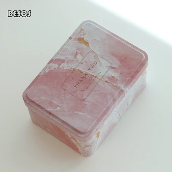

Simple Creative Small Rectangular Lipstick Packaging Tin Box Candy Box Gift Packaging Tinplate Box 16pcs/lot B0049M