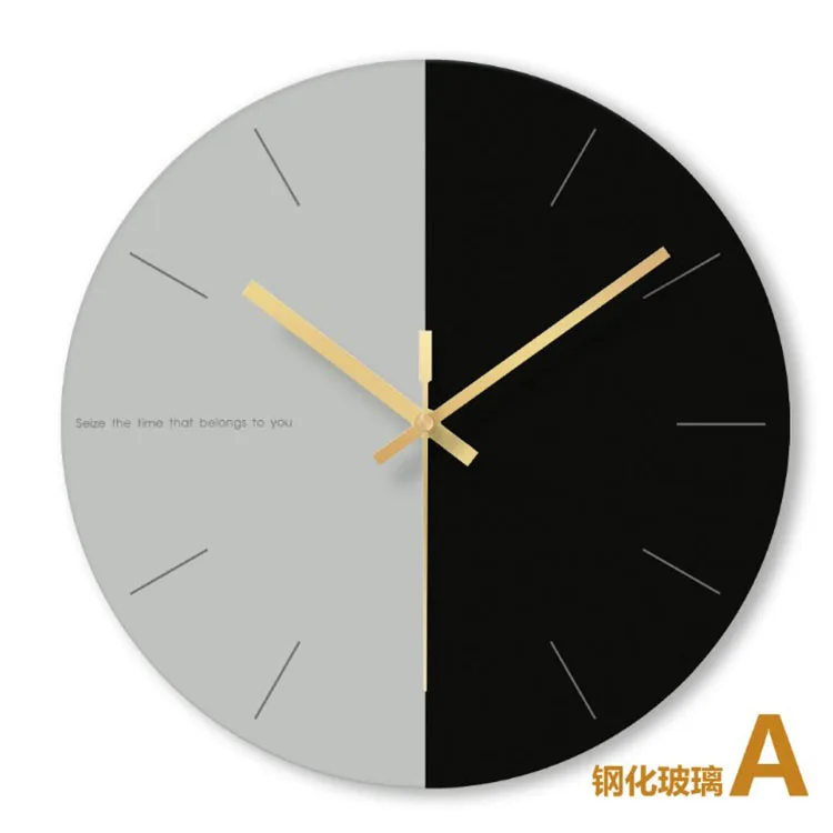 Скандинавские Роскошные бесшумные настенные часы, модные простые настенные часы, современные электронные креативные часы, уникальные настенные часы AA50WC - Цвет: style15